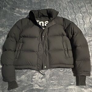 TNA Black The Super Puff Puffer Jacket